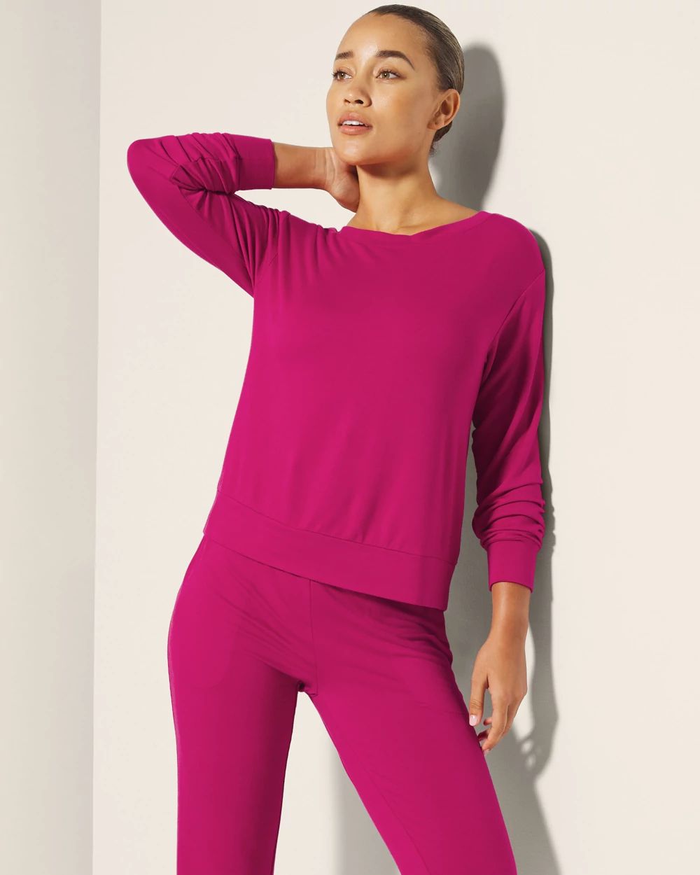 Long-Sleeve Pajama Top