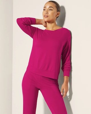 Long-Sleeve Pajama Top