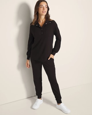 Fleece Quarter-Snap Sweatshirt