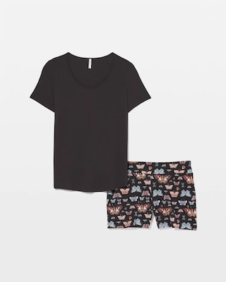 Short Sleeve and Short Pajama Set click to view larger image.