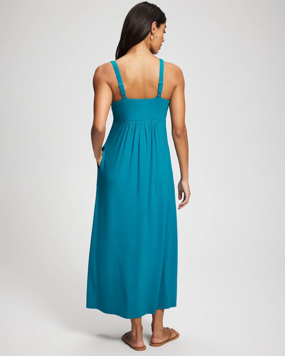 Twist Bodice Maxi Dress click to view larger image.