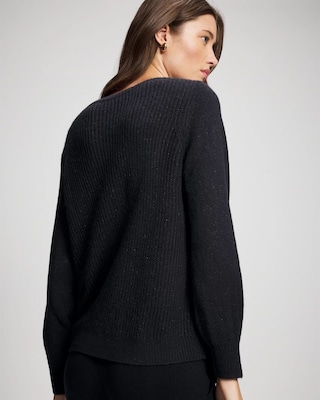 Shimmer Cable Knit Sweater click to view larger image.