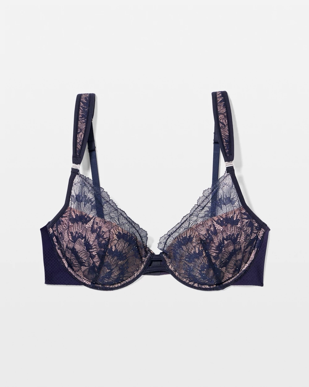 Plunge Bra with Sequin Lace
