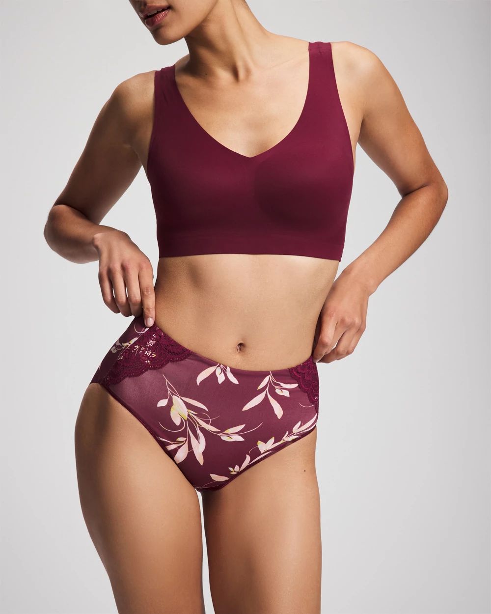 Vanishing Tummy Modern Brief Panty with Lace