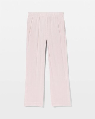 bed Wide-Leg Pajama Pants click to view larger image.