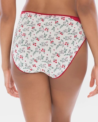 Lace High Leg Brief 5 Pack