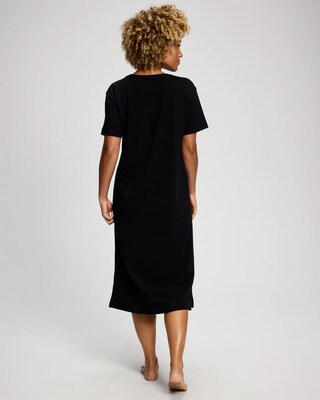 Short-Sleeve Long Sleepshirt click to view larger image.
