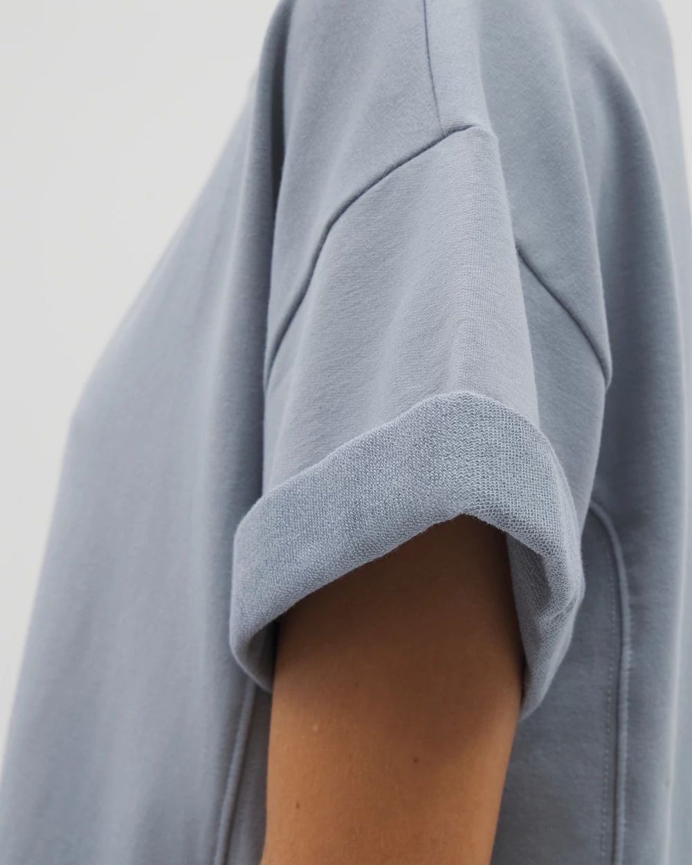 Essential Terry Relaxed Short Sleeve Top
