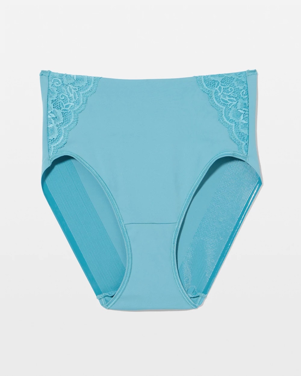 High-Leg Brief Panty with Lace