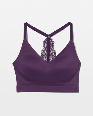 Racerback Bralette with Lace Back click to view larger image.