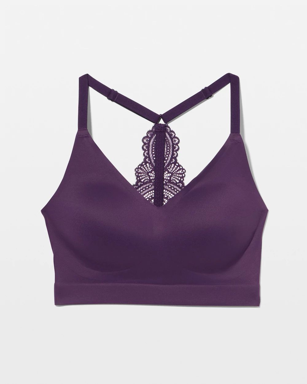 Racerback Bralette with Lace Back click to view larger image.