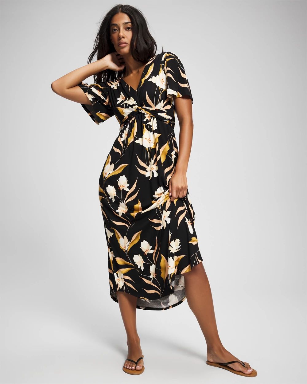Soft Jersey Pamilla Midi Bra Dress