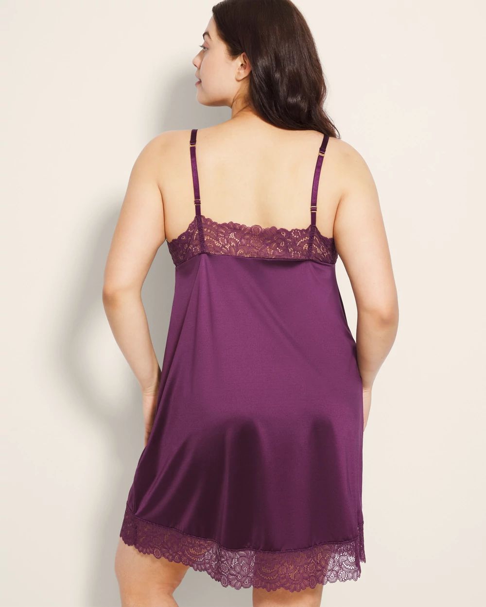 Stretch Luster Knit Chemise