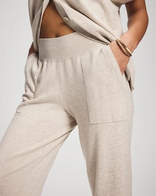 Premier Knit Wide Leg Crop Pants click to view larger image.