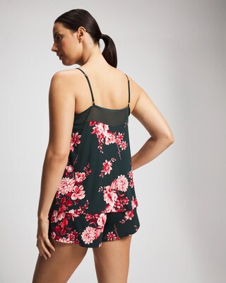 Mesh Trim Pajama Cami click to view larger image.