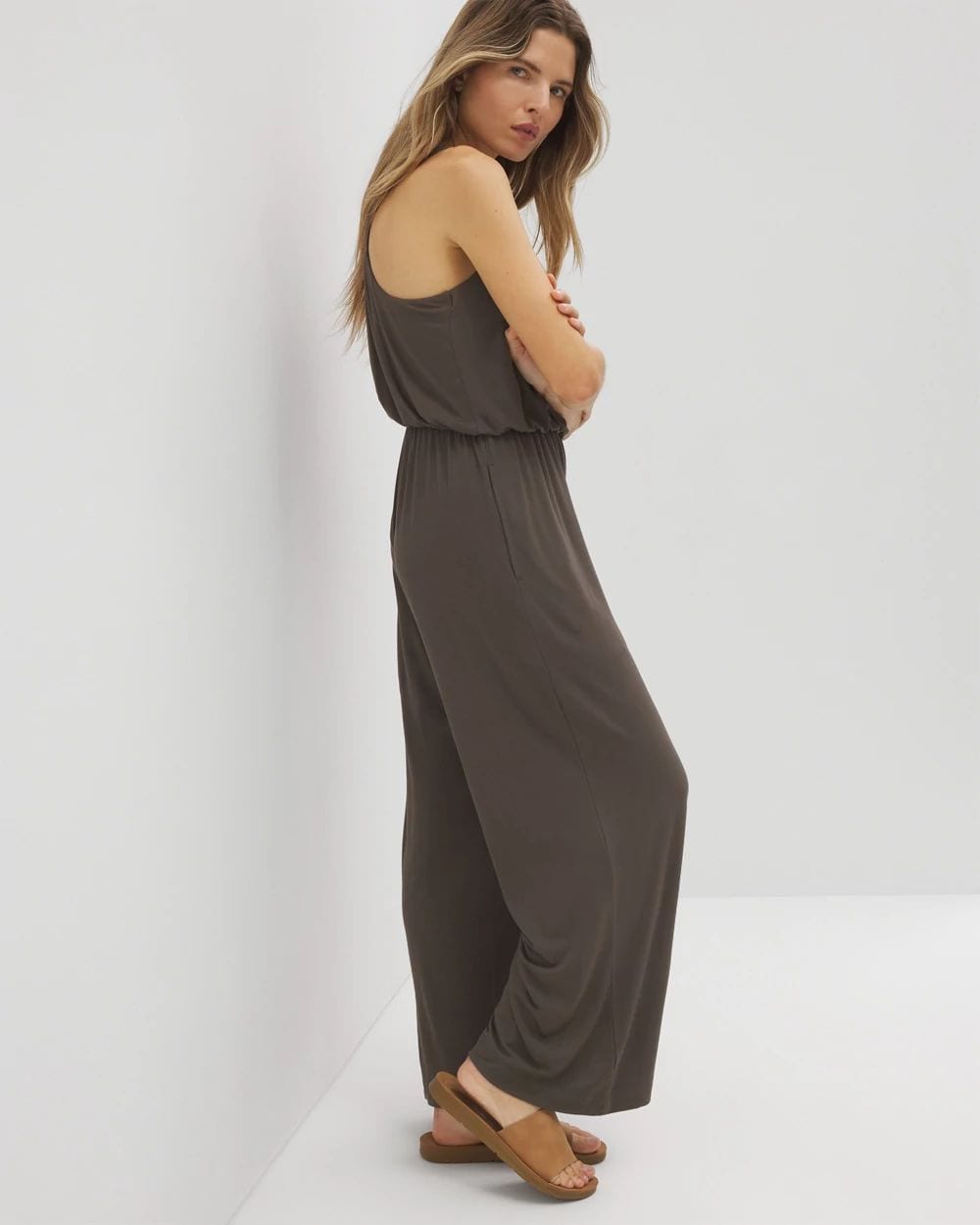Soft Jersey Soleil Ankle Jumpsuit