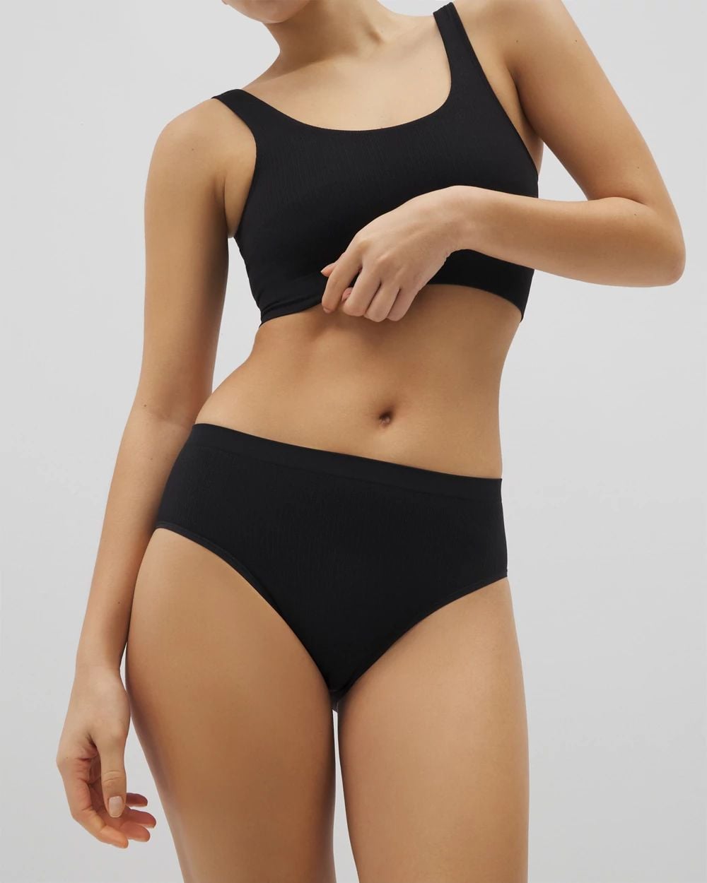 Seamless Rib High-Leg Panty