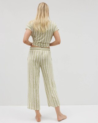 Cropped Pajama Pants click to view larger image.