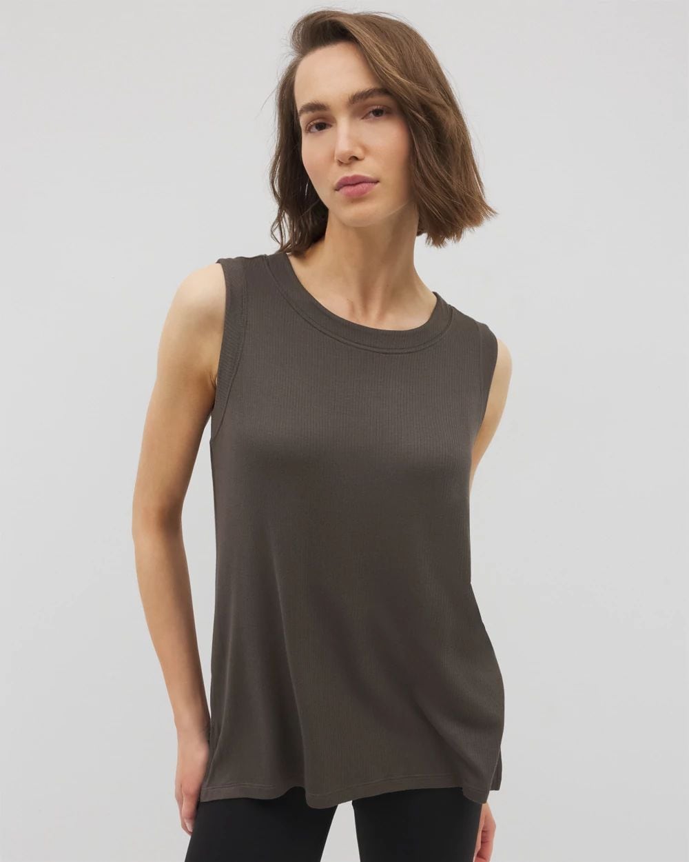 Rib Knit Sleeveless Top