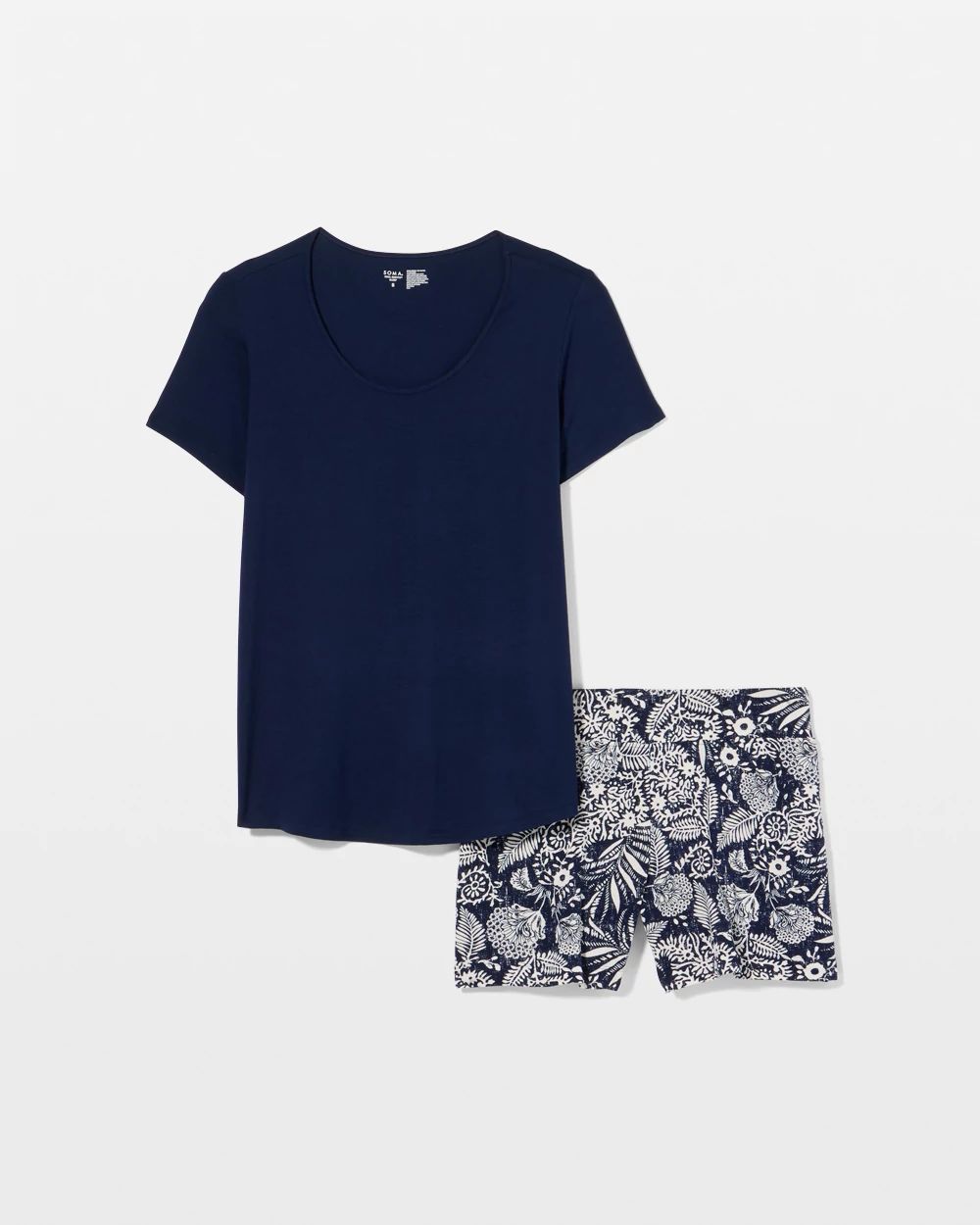 Cool Nights Short Sleeve and Short Pajama Set