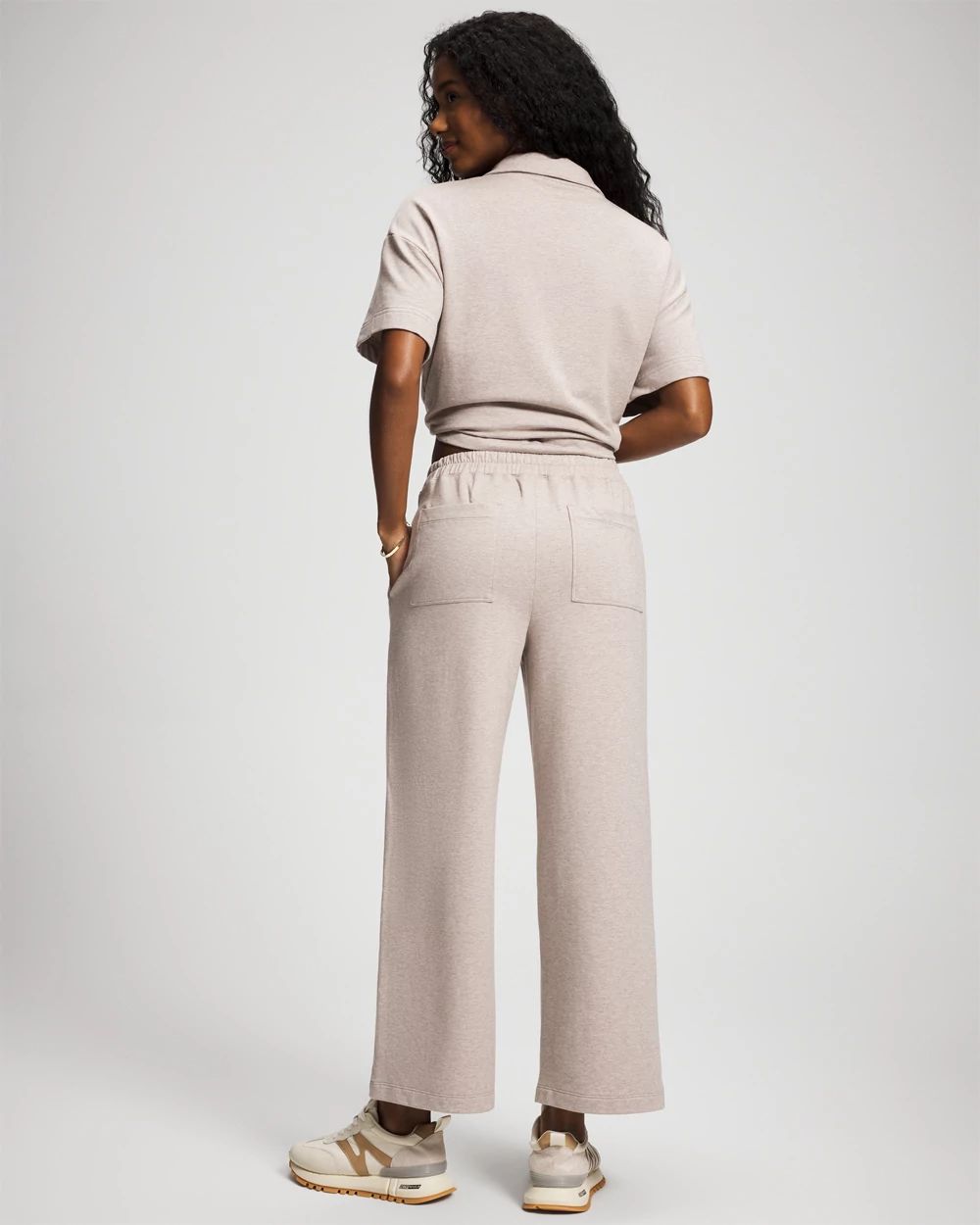 Essential Terry Crop Pants click to view larger image.