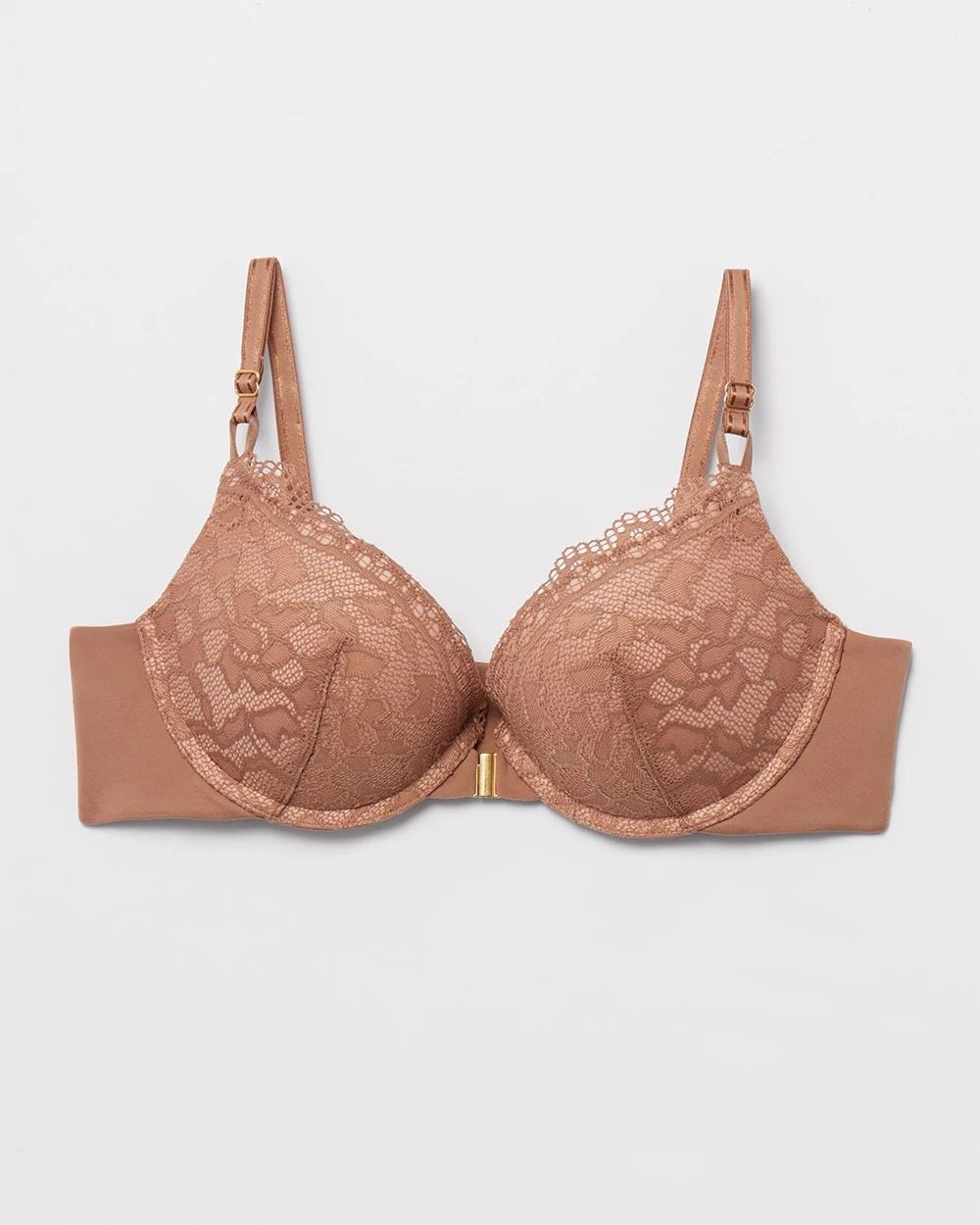 Embraceable Push-Up Front-Close Bra with Lace