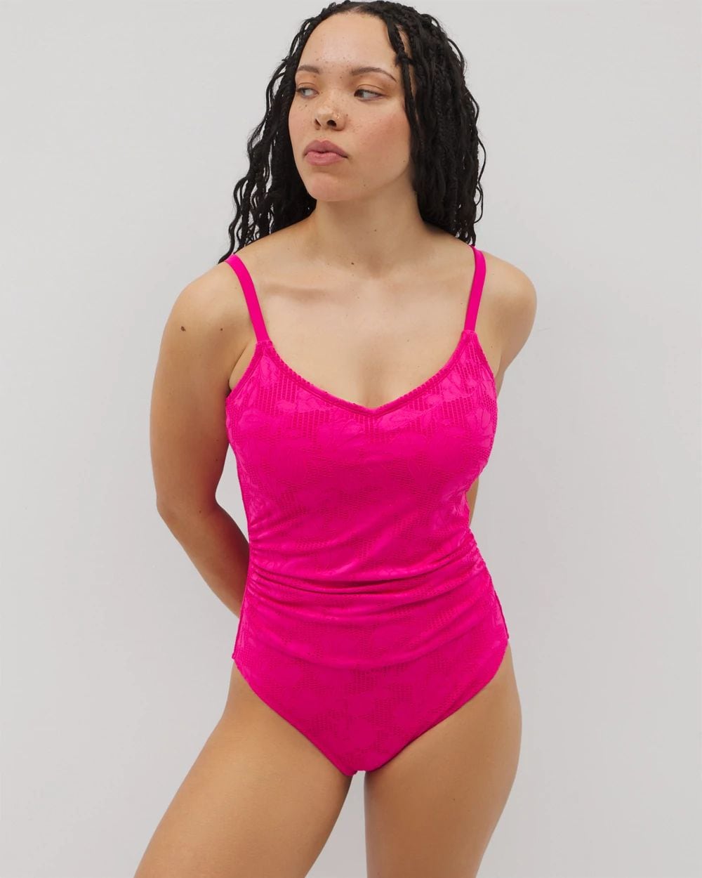 Beyond Control Textured Solids One-Piece