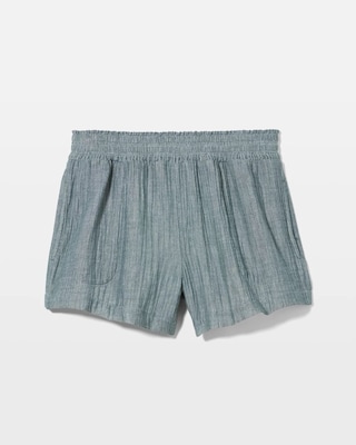 Cotton Gauze Pajama Shorts click to view larger image.