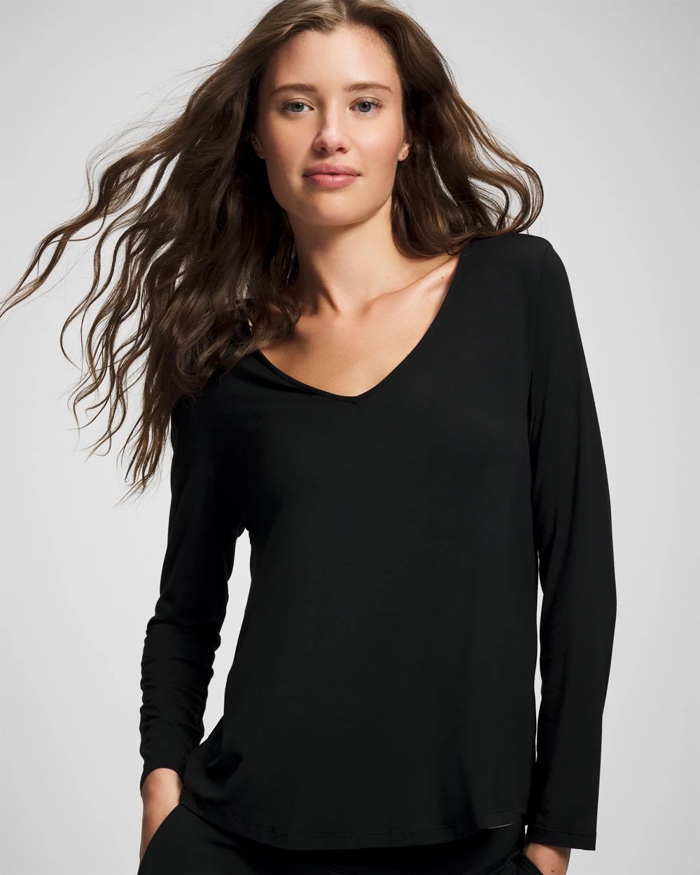 Cool Nights Long-Sleeve Pajama Top