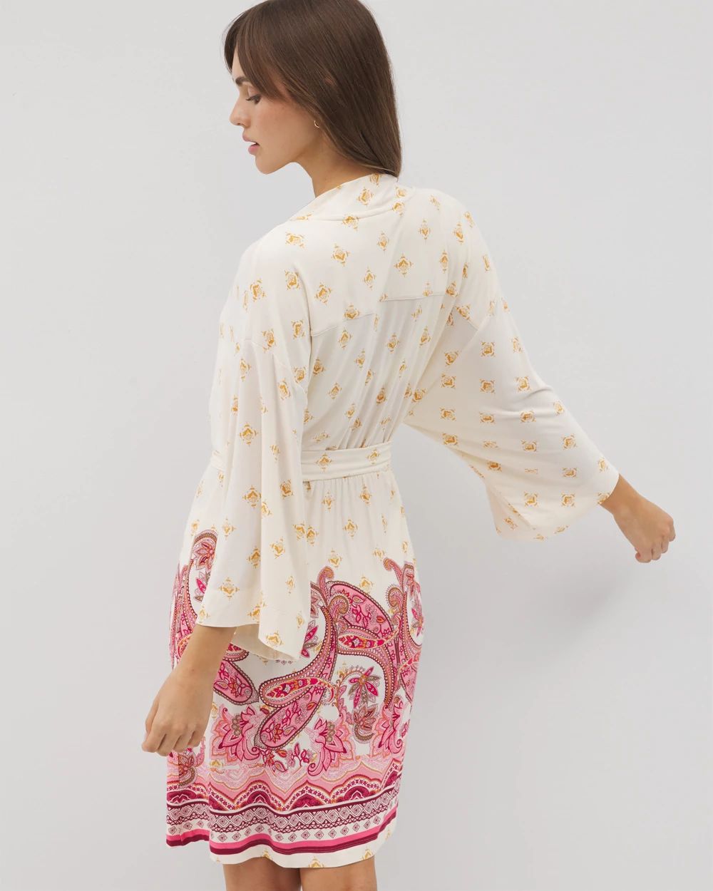 Cool Nights Kimono Short Robe