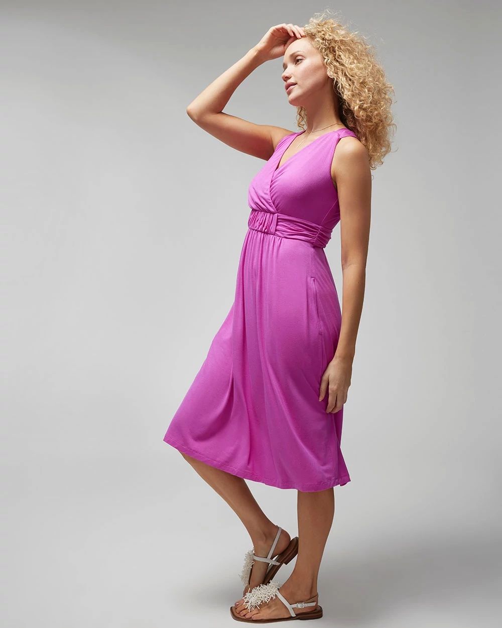 Cross Back Strap Bra Dress