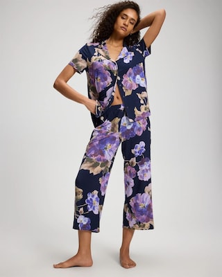 Cropped Pajama Pants