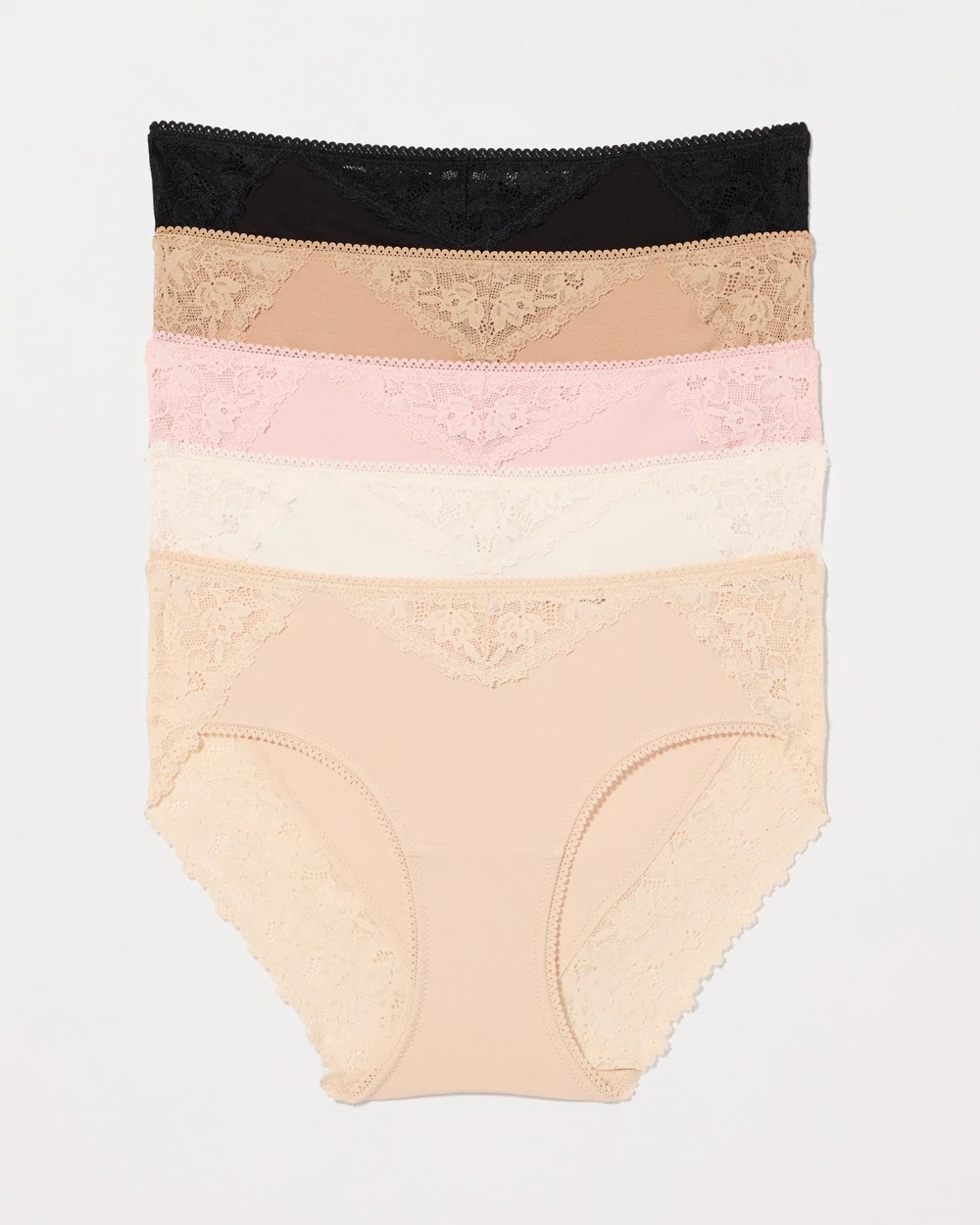 Hipster with Perfect Lace Panty 5-Pack
