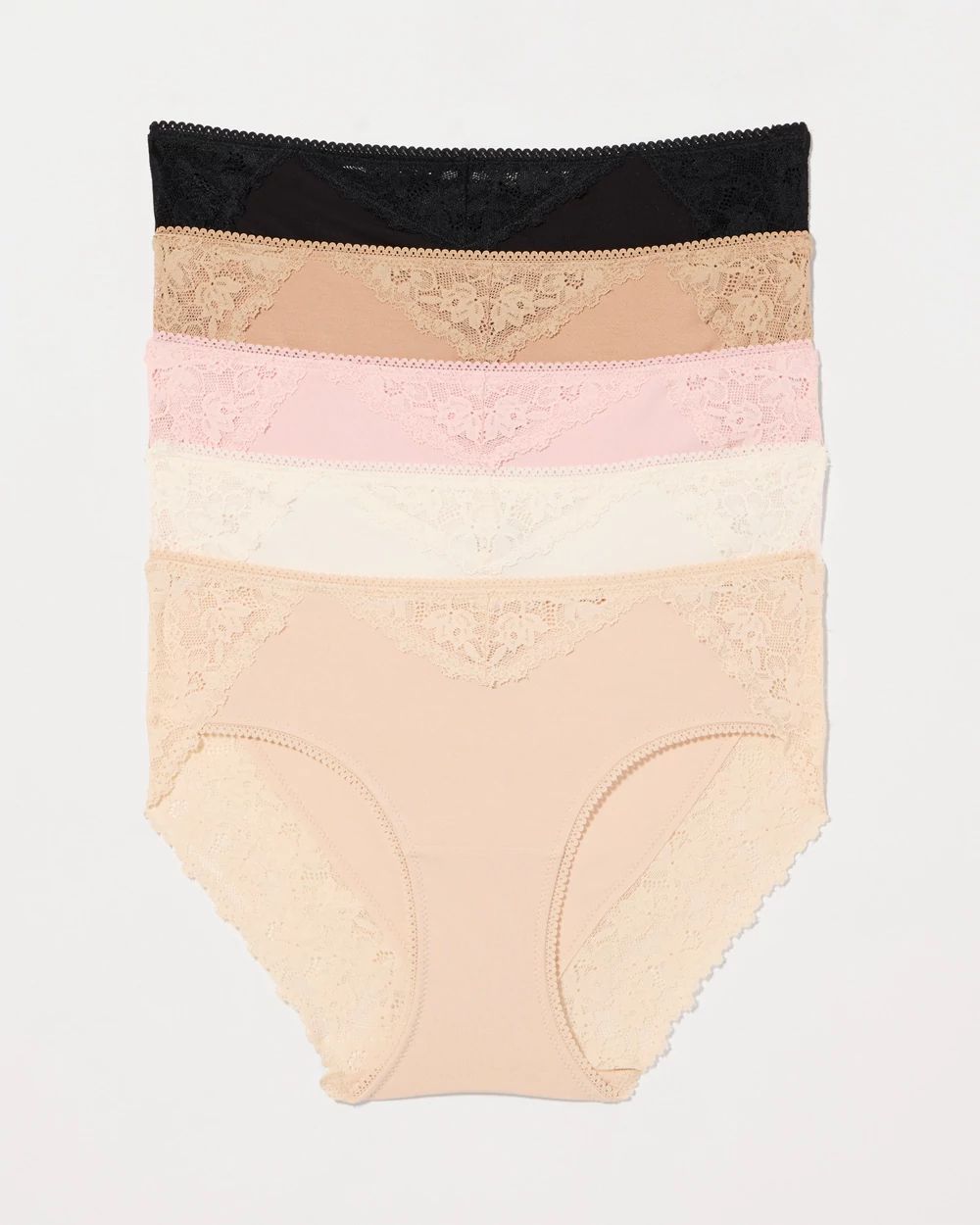 Embraceable Hipster with Perfect Lace Panty 5-Pack