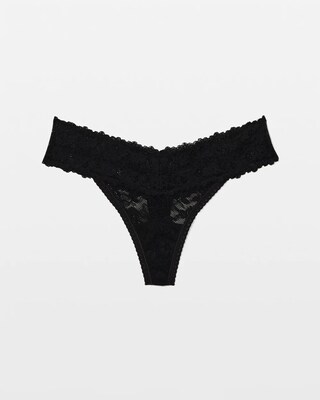 Perfect Lace Thong Panty click to view larger image.