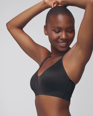 Convertible Bralette with Mesh Trim click to view larger image.