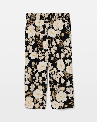 Cropped Pajama Pants click to view larger image.