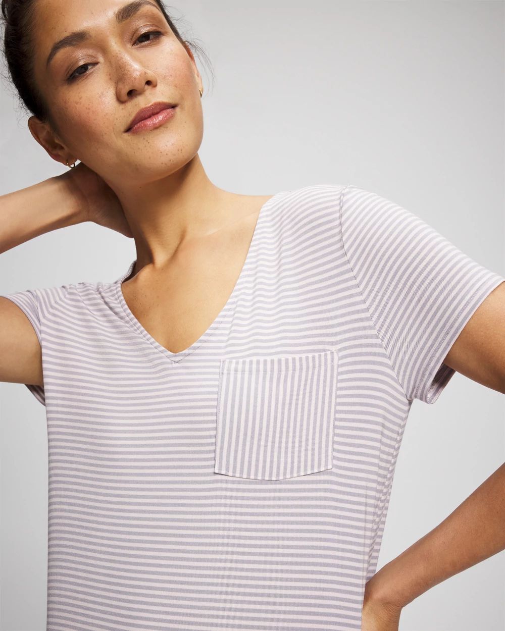 Cool Nights Short Sleeve Long Sleepshirt