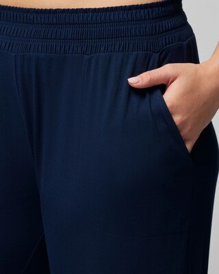 Pintuck Wide-Leg Pajama Pants