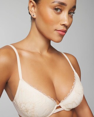 Plunge Bra with Lace click to view larger image.