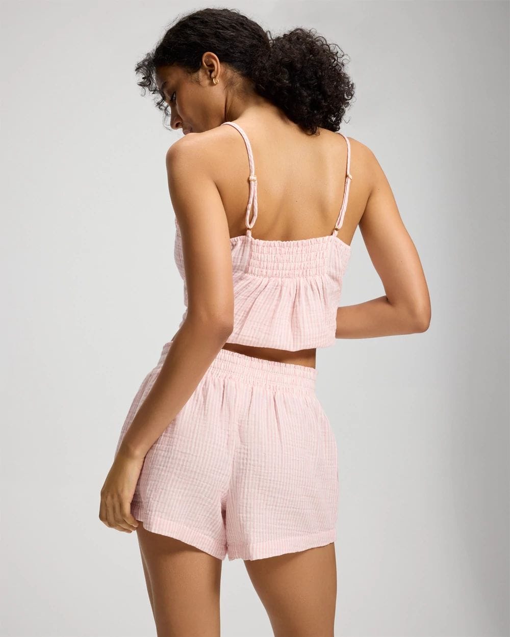 Cotton Gauze Pajama Shorts