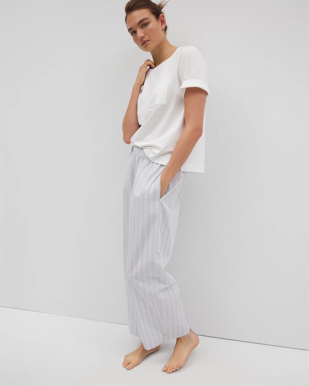 Cotton PoplinPajama Pant