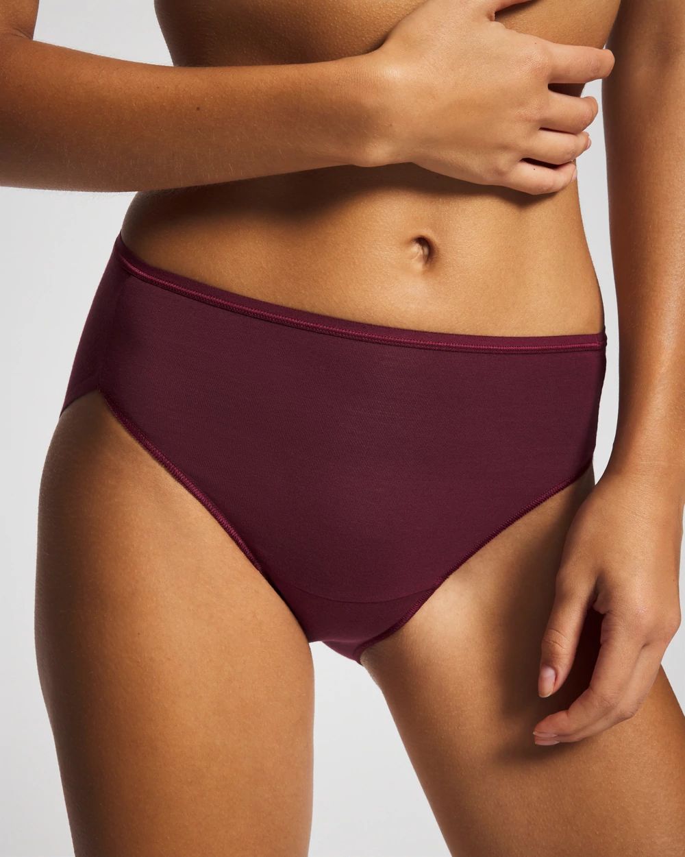 Vanishing Edge Cotton High Leg Panty