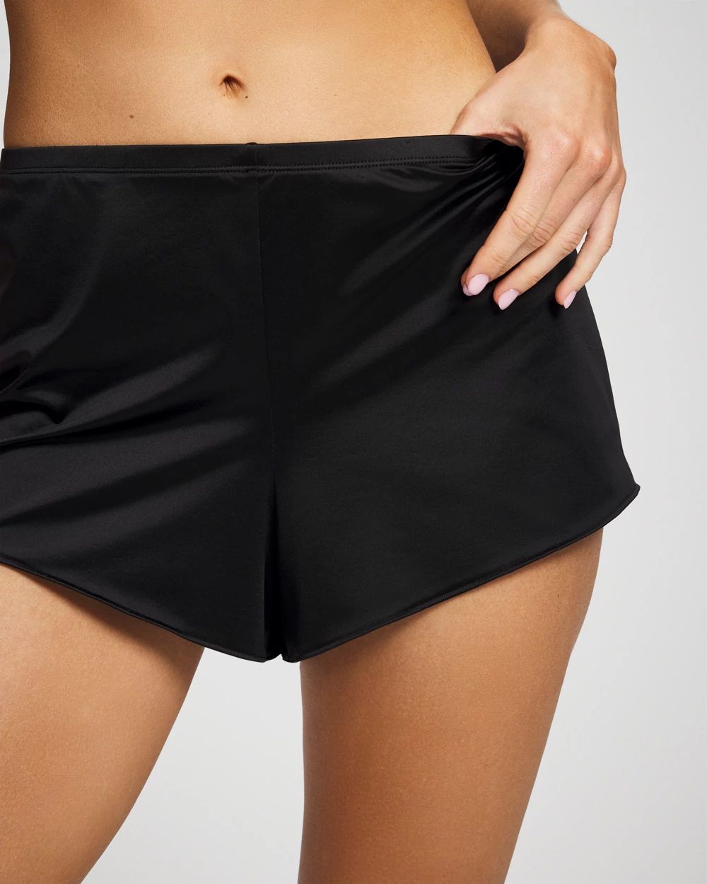 Stretch Luster Knit Pajama Short