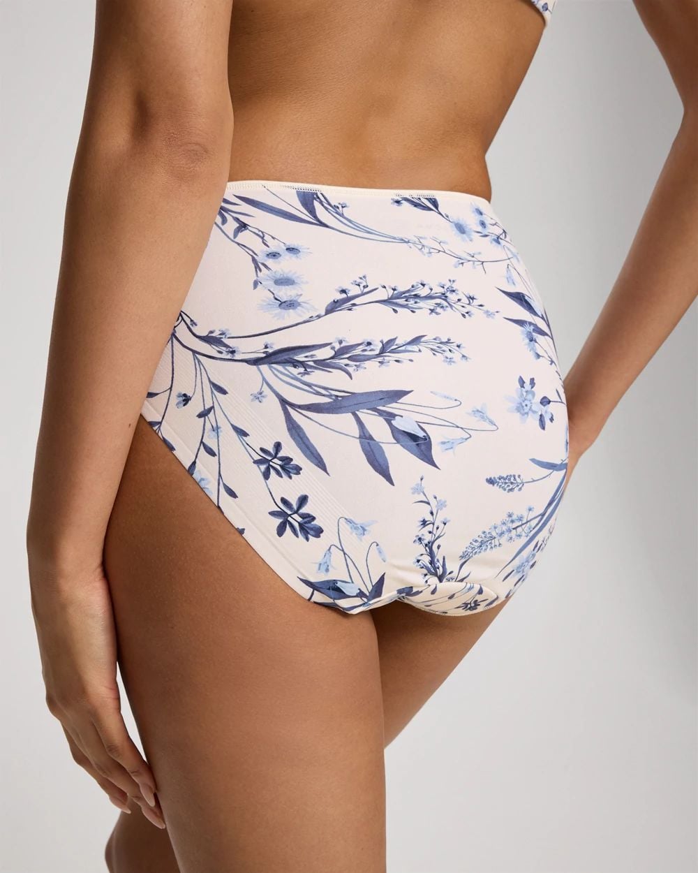 Vanishing Tummy High-Leg Brief Panty with Lace