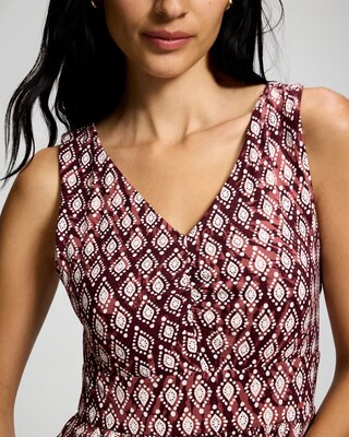 Soft Jersey V-Neck Short Bra Dress click to view larger image.