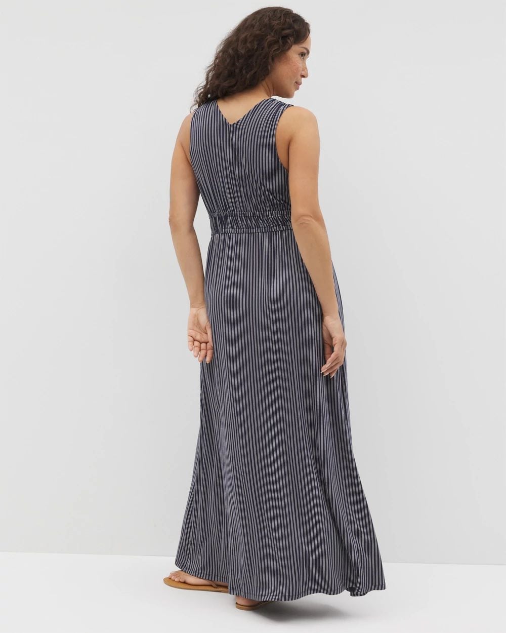 Riviera Surplice Maxi Bra Dress