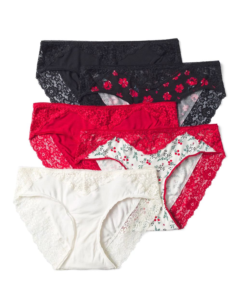 Lace Hipster 5 Pack