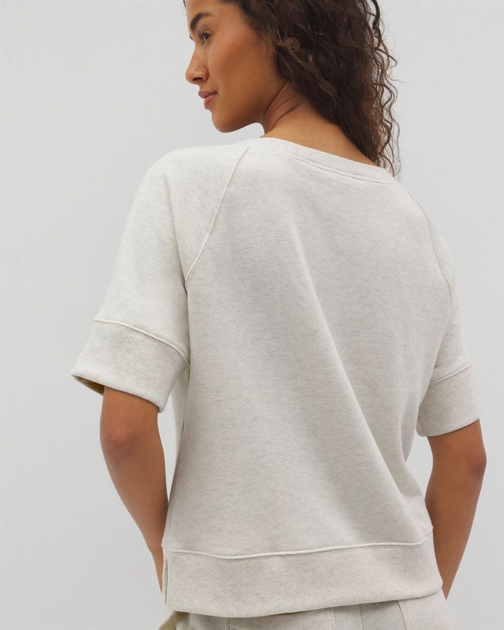 Cotton Terry Dolman Top