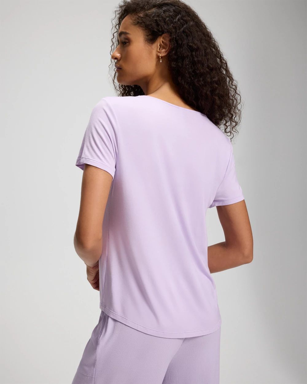 Short Sleeve Pajama Tee click to view larger image.